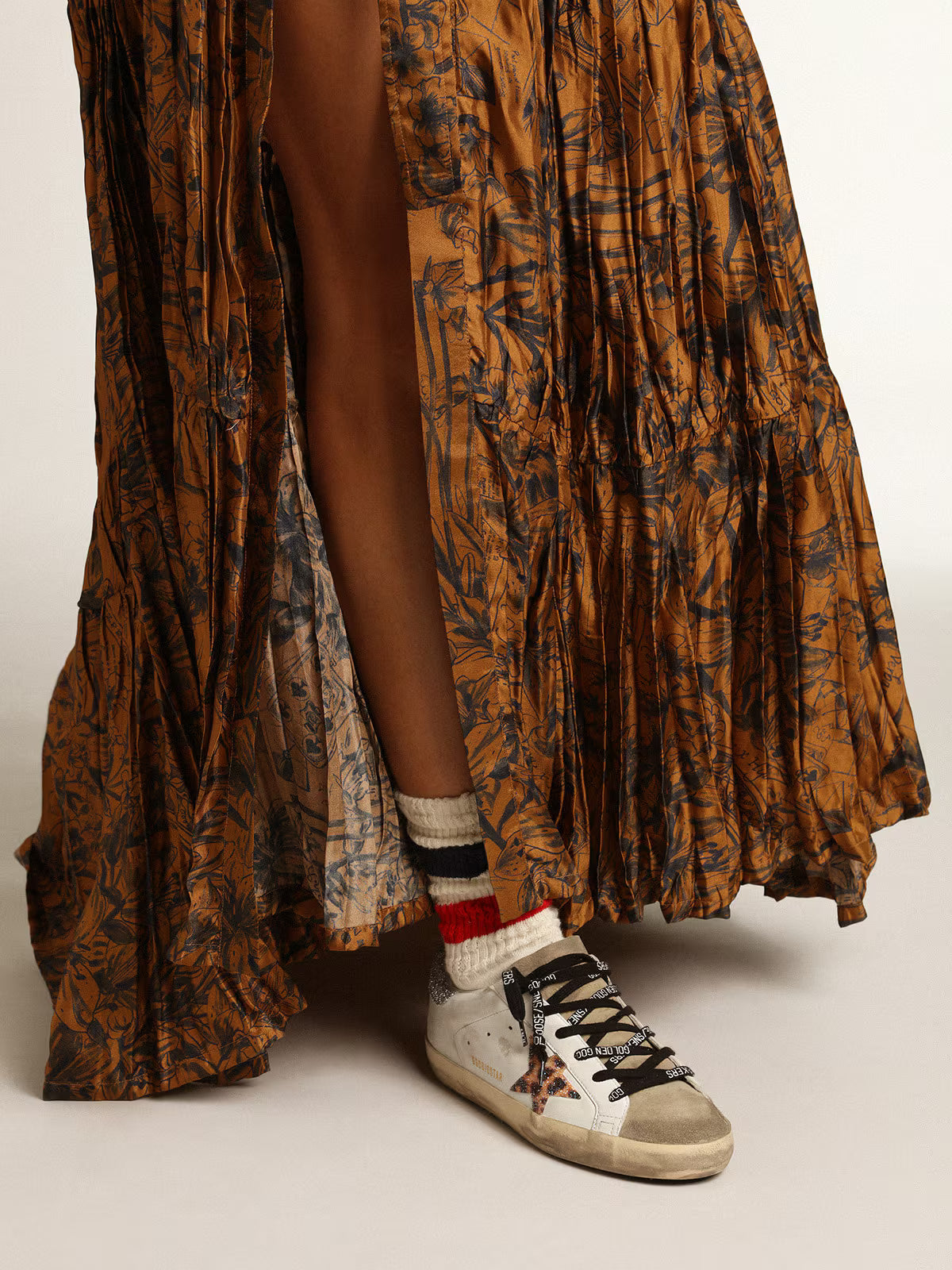 Super-Star LTD pour femme avec étoile en cristaux Swarovski et imprimé léopard